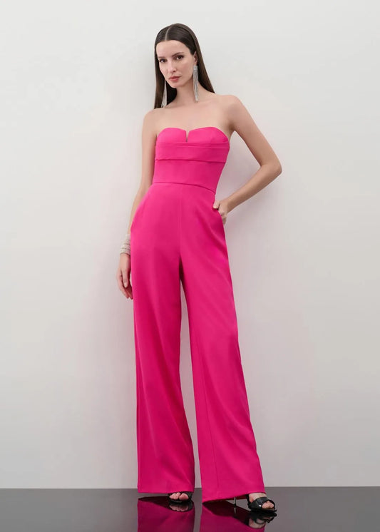 Degagê Tailored Elegance Jumpsuit - Pink