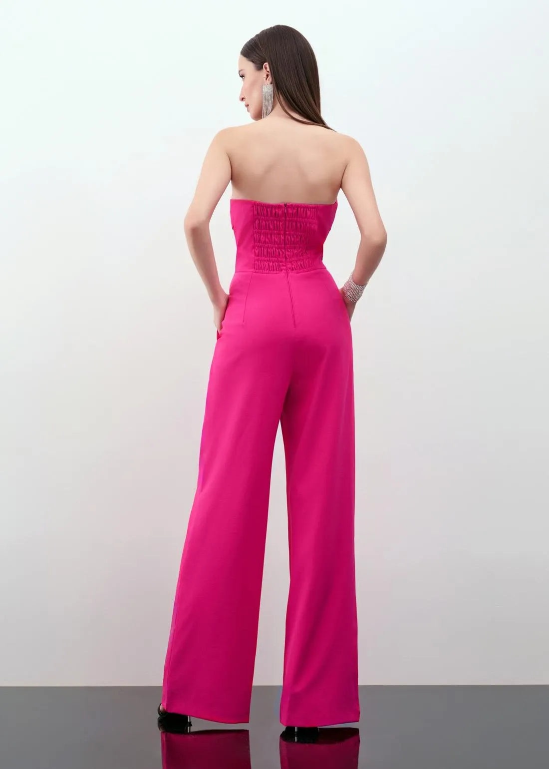 Degagê Tailored Elegance Jumpsuit - Pink